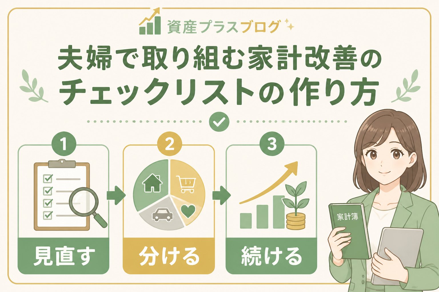 資産形成 夫婦で取り組む家計改善のチェックリストの作り方