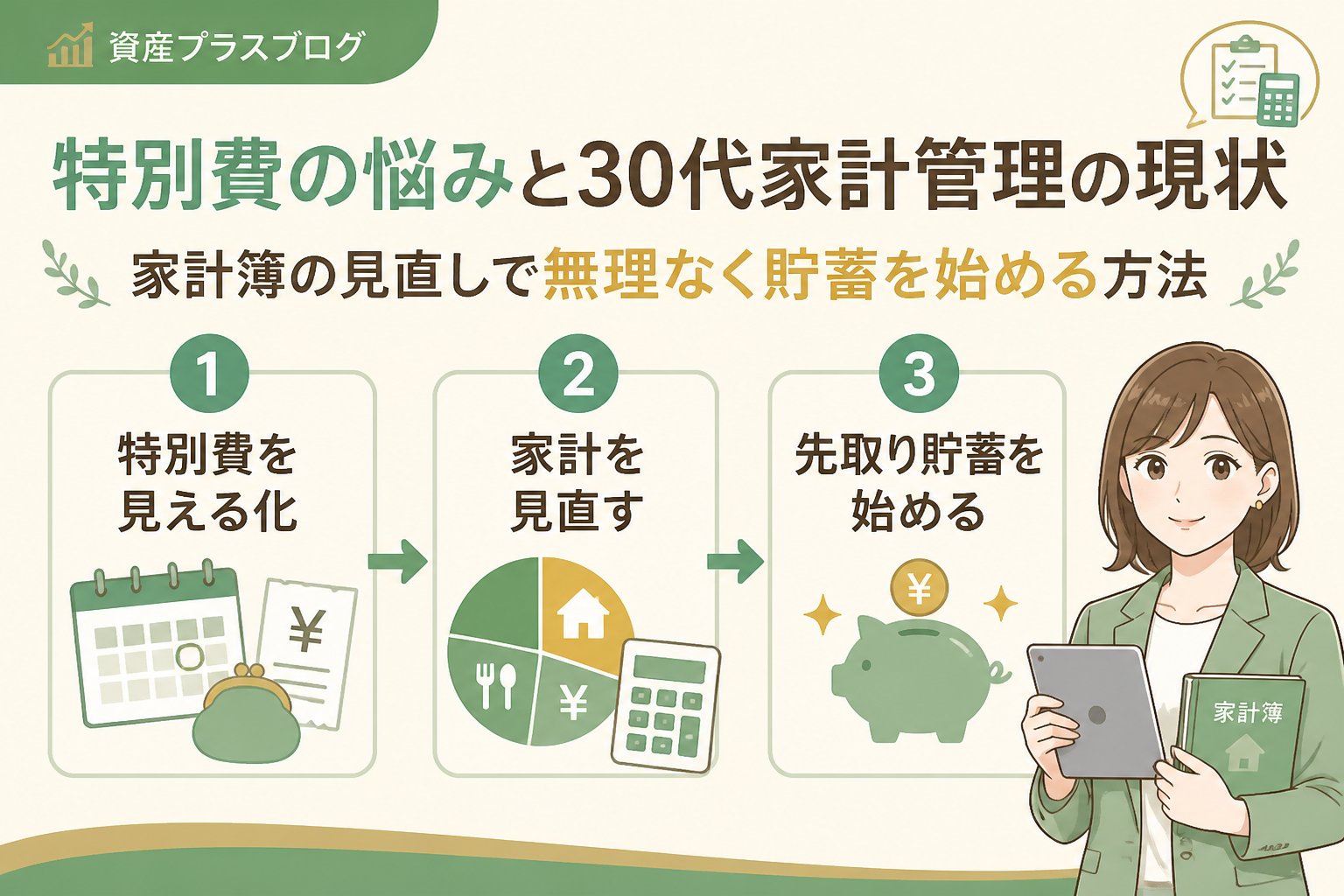 家計管理 特別費の悩みと30代家計管理の現状