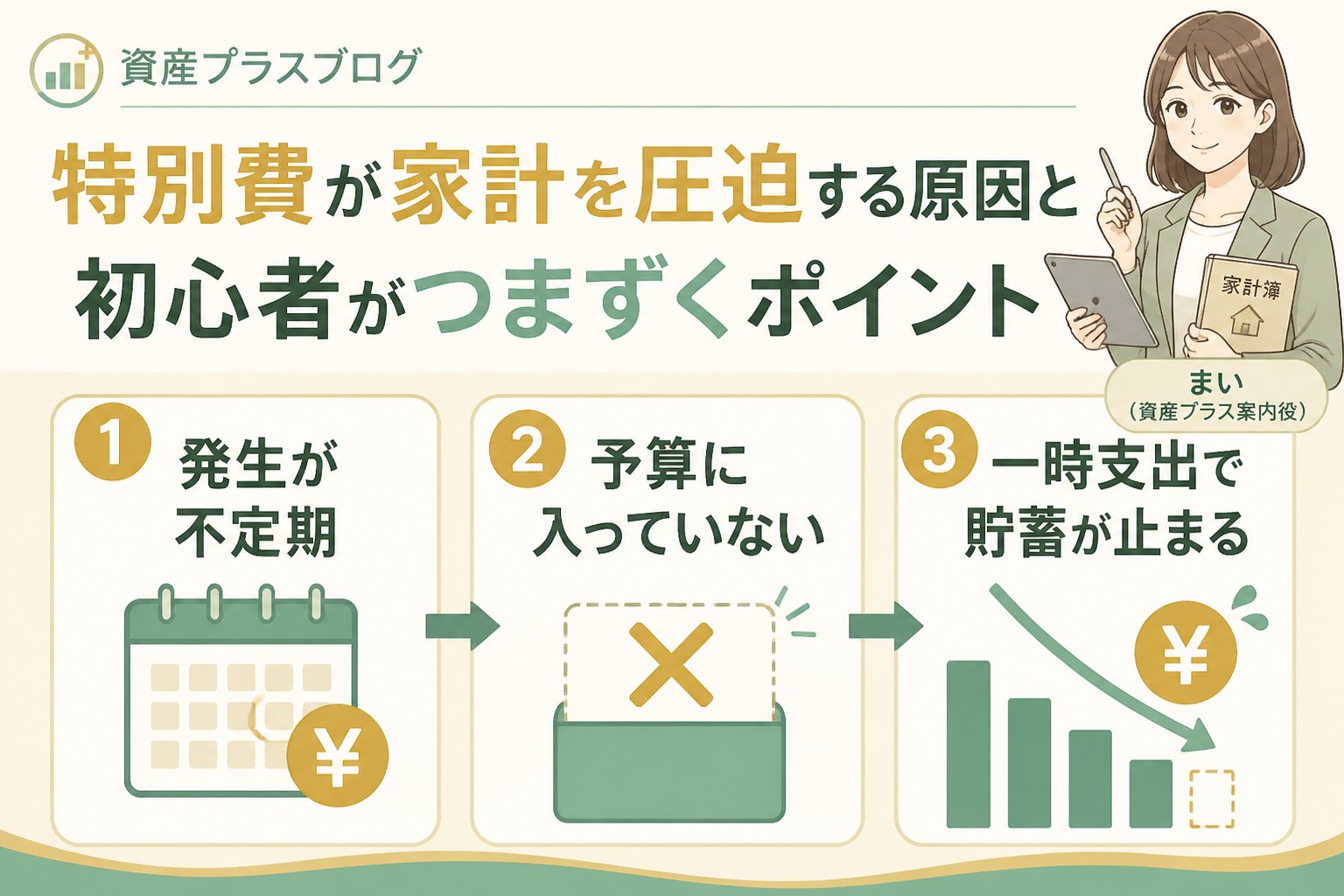 家計管理 特別費が家計を圧迫する原因と初心者がつまずくポイント