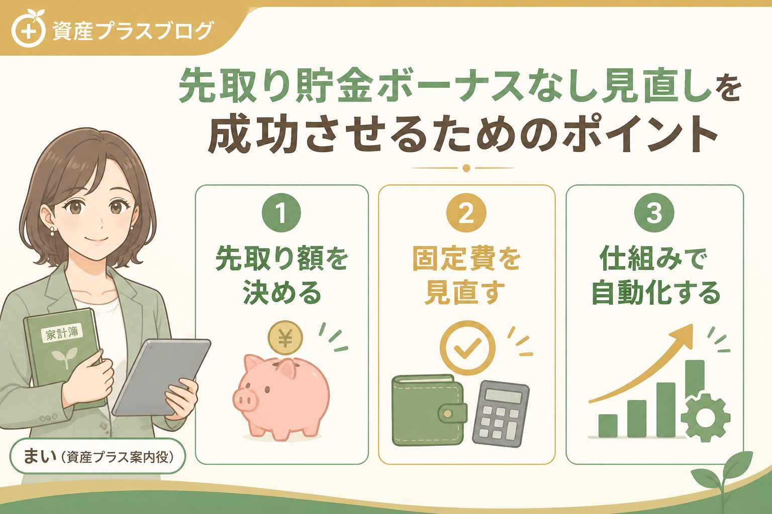 家計管理 先取り貯金ボーナスなし見直しを成功させるためのポイント