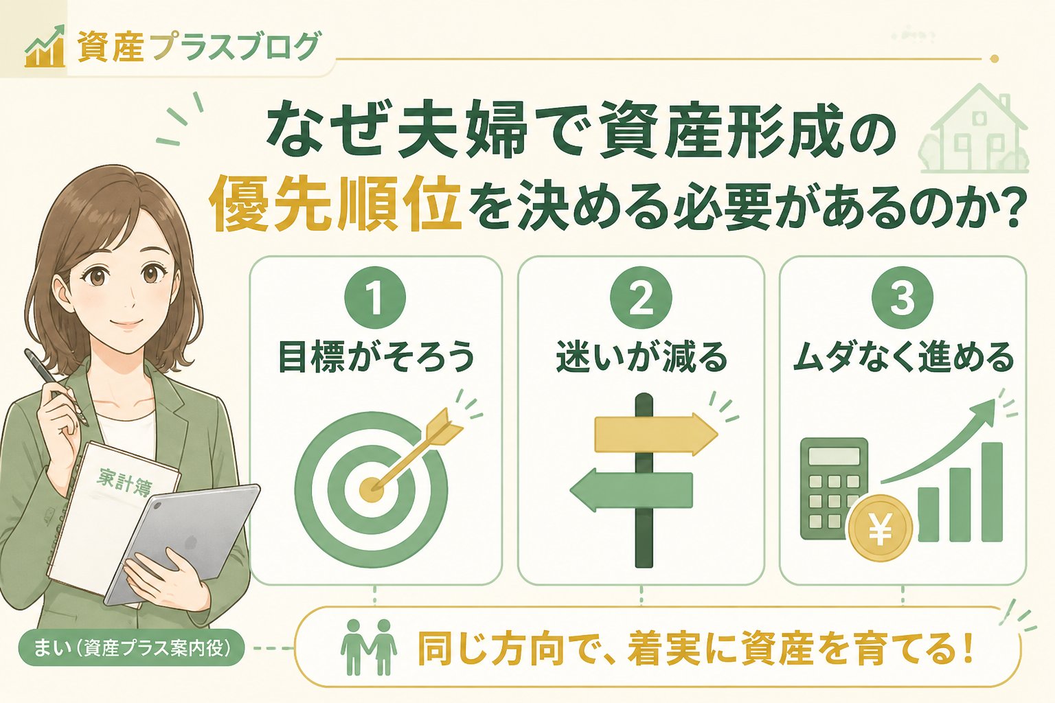 資産形成 なぜ夫婦で資産形成の優先順位を決める必要があるのか？