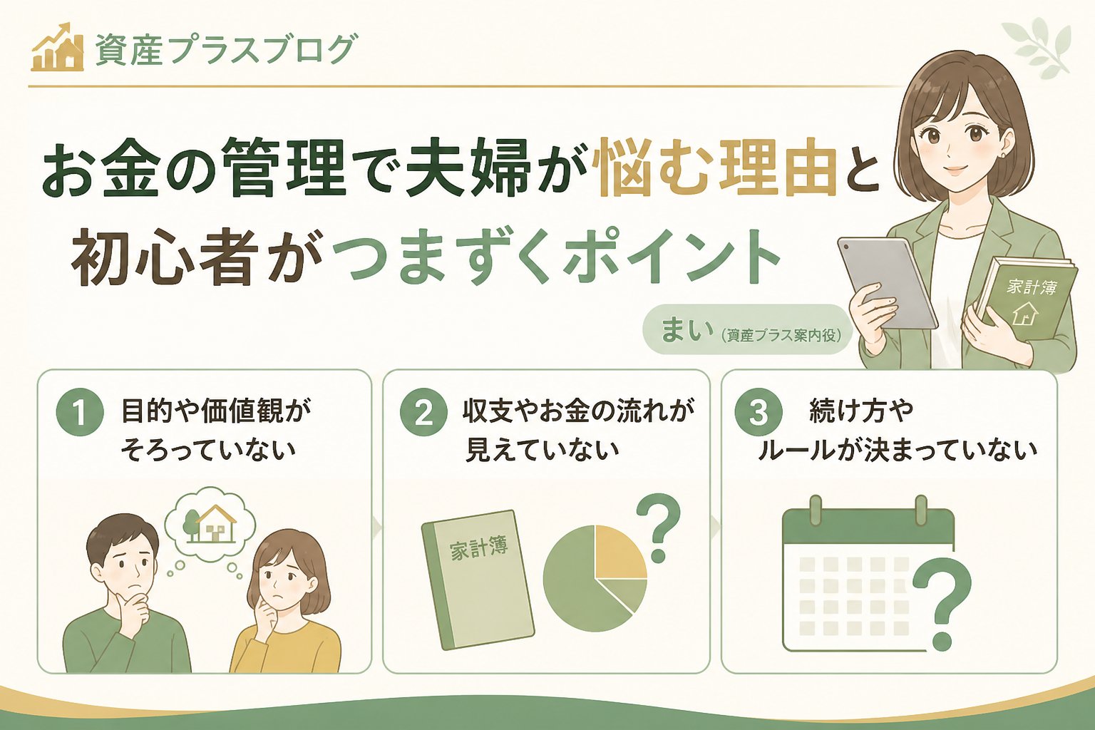 資産形成 お金の管理で夫婦が悩む理由と初心者がつまずくポイント