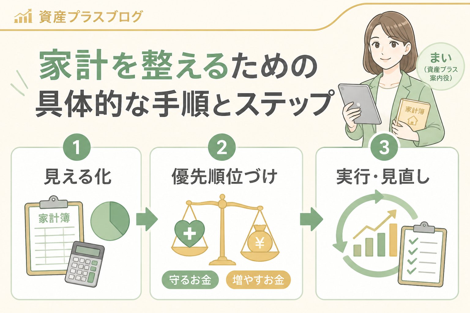 資産形成 家計を整えるための具体的な手順とステップ