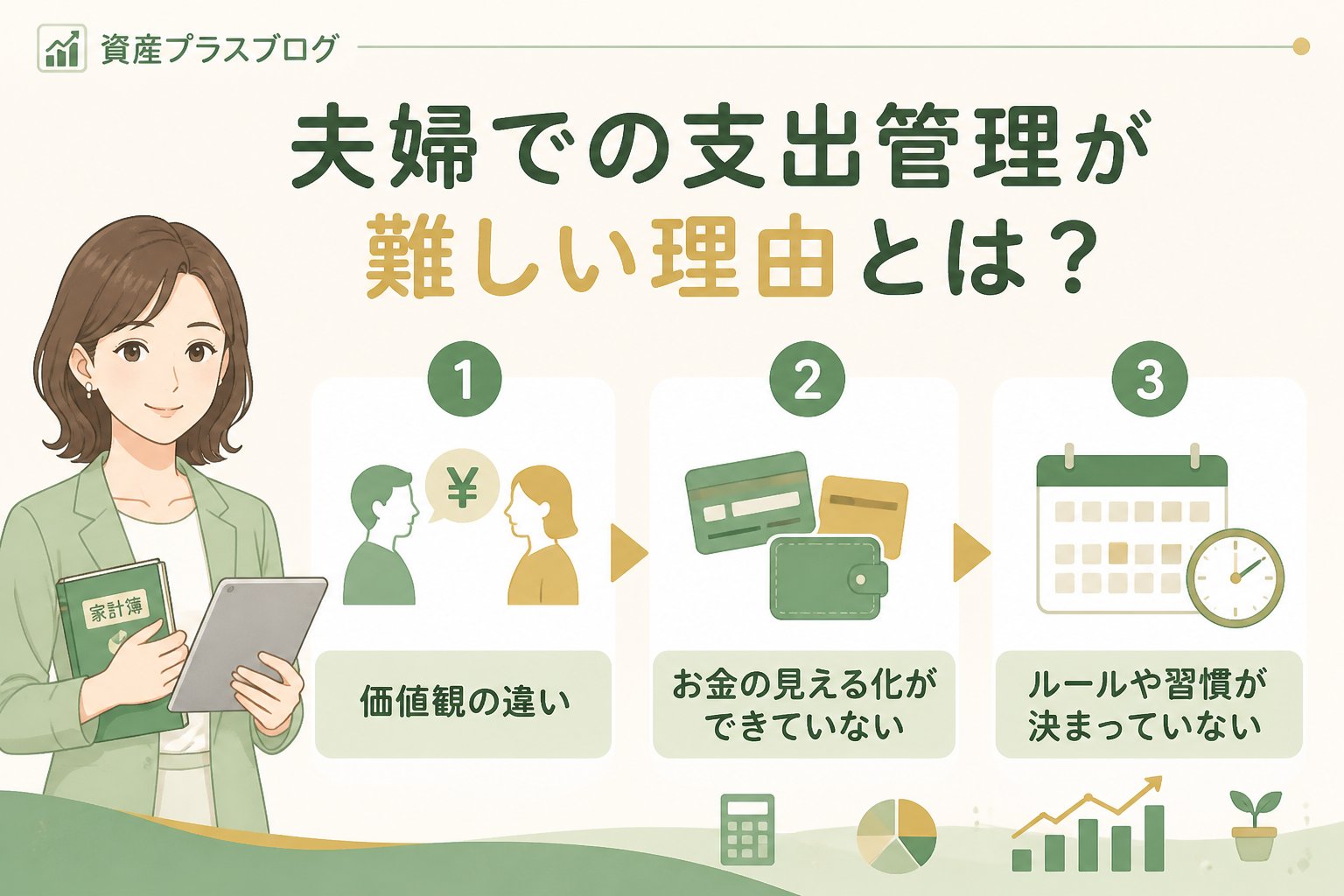 資産形成 夫婦での支出管理が難しい理由とは？