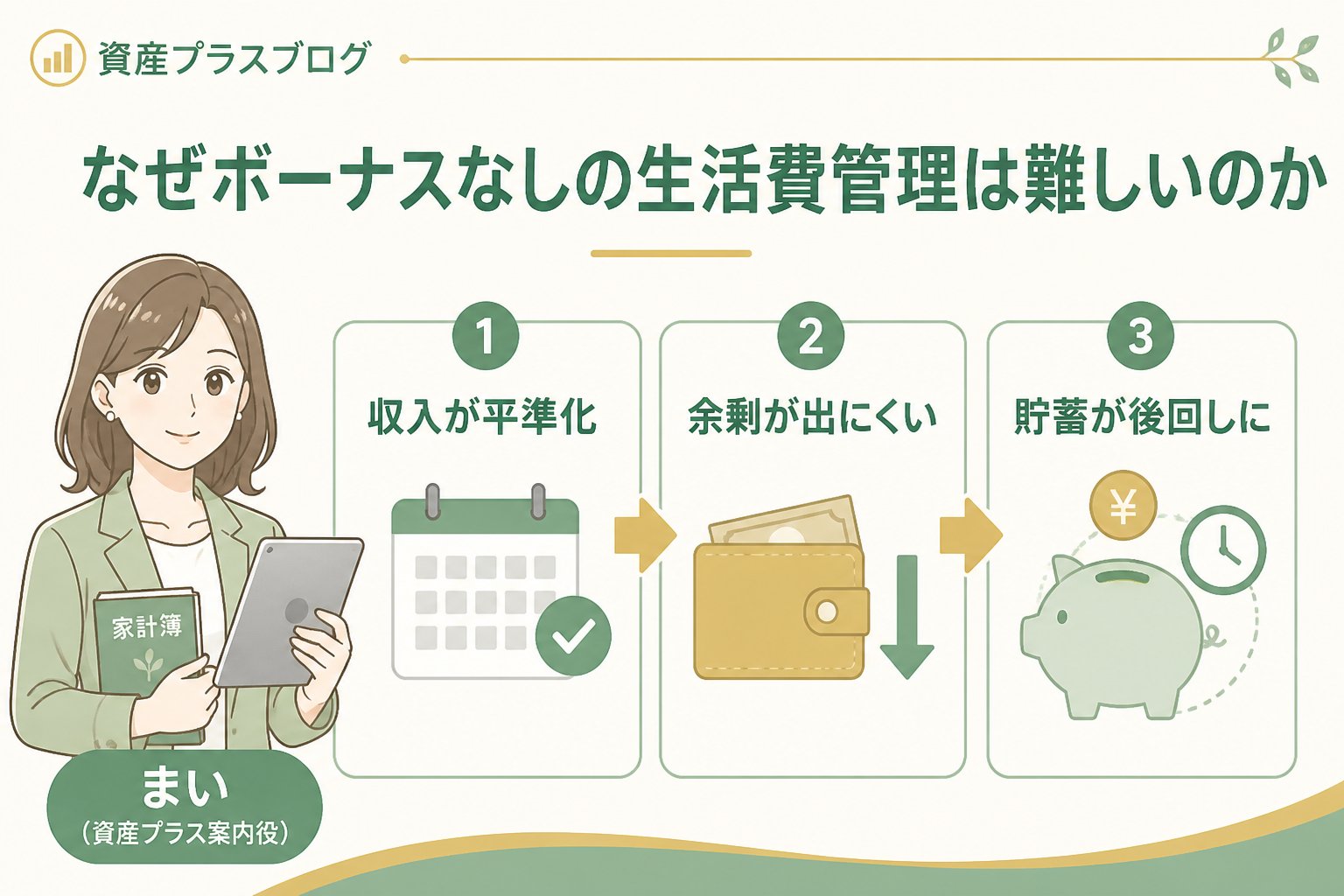 家計管理 なぜボーナスなしの生活費管理は難しいのか