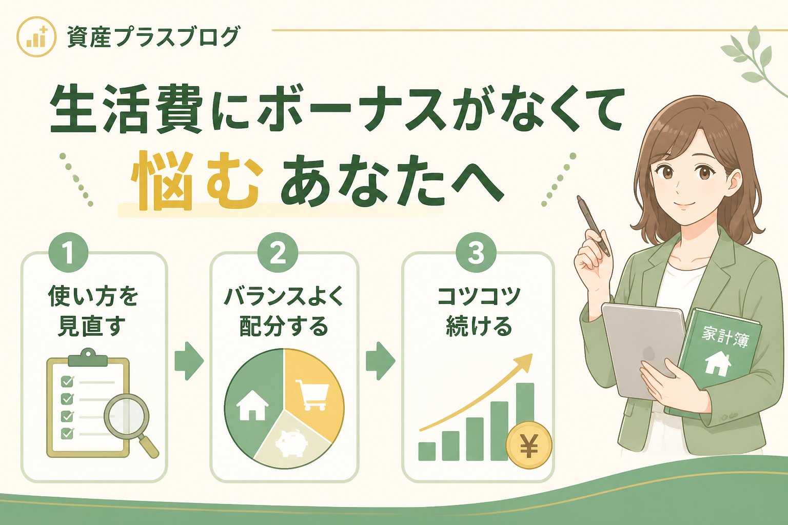 家計管理 生活費にボーナスがなくて悩むあなたへ