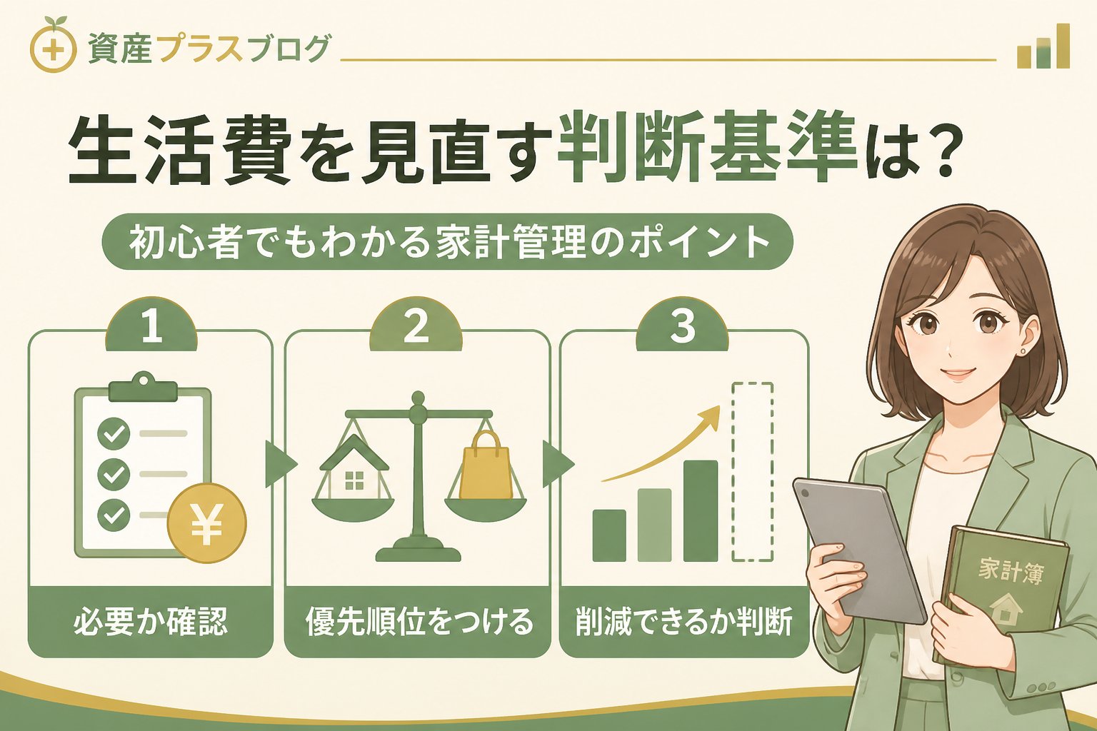 家計管理 生活費を見直す判断基準は？初心者でもわかる家計管理のポイント