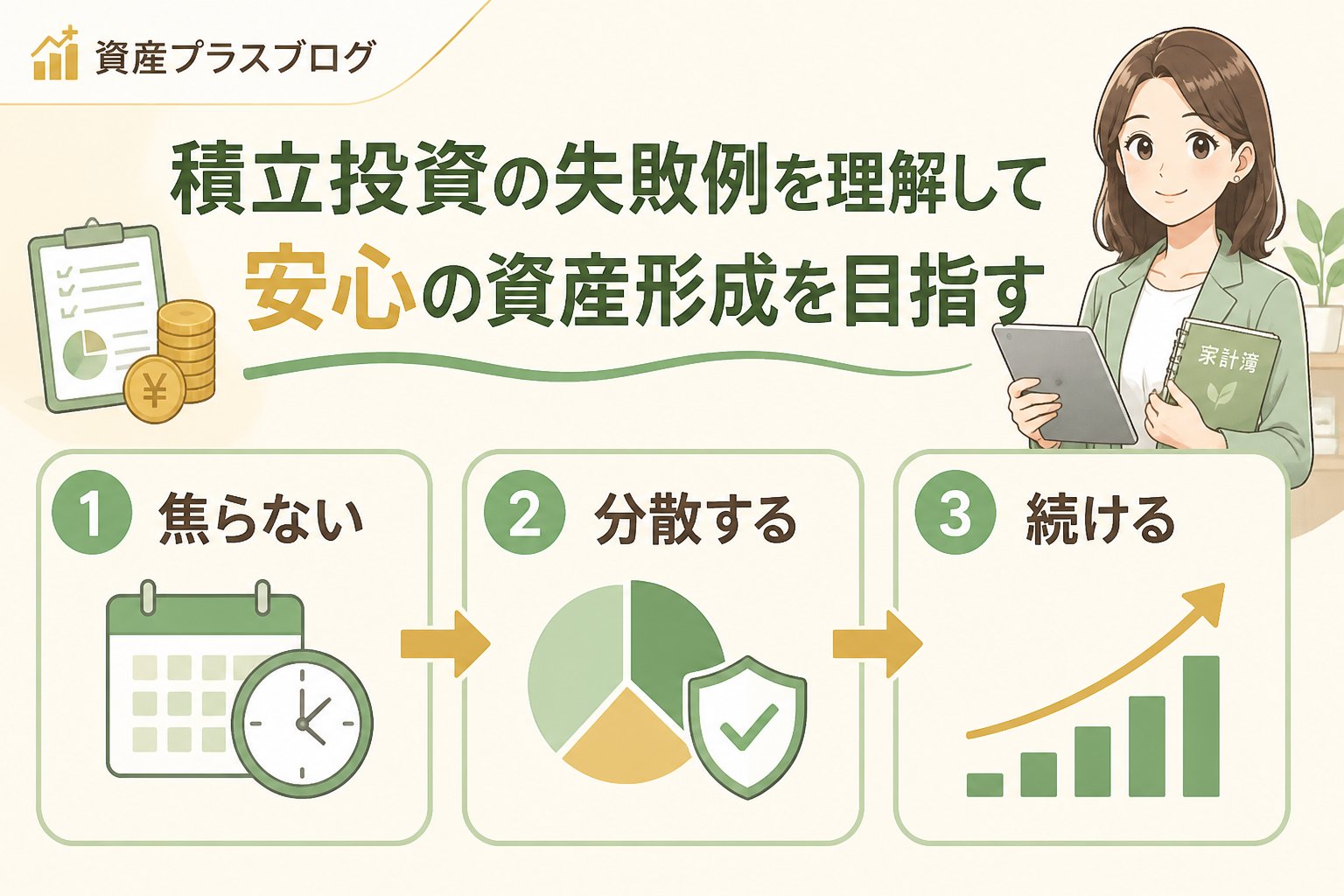 投資入門 積立投資投資が初めて失敗例を理解して安心の資産形成を目指す