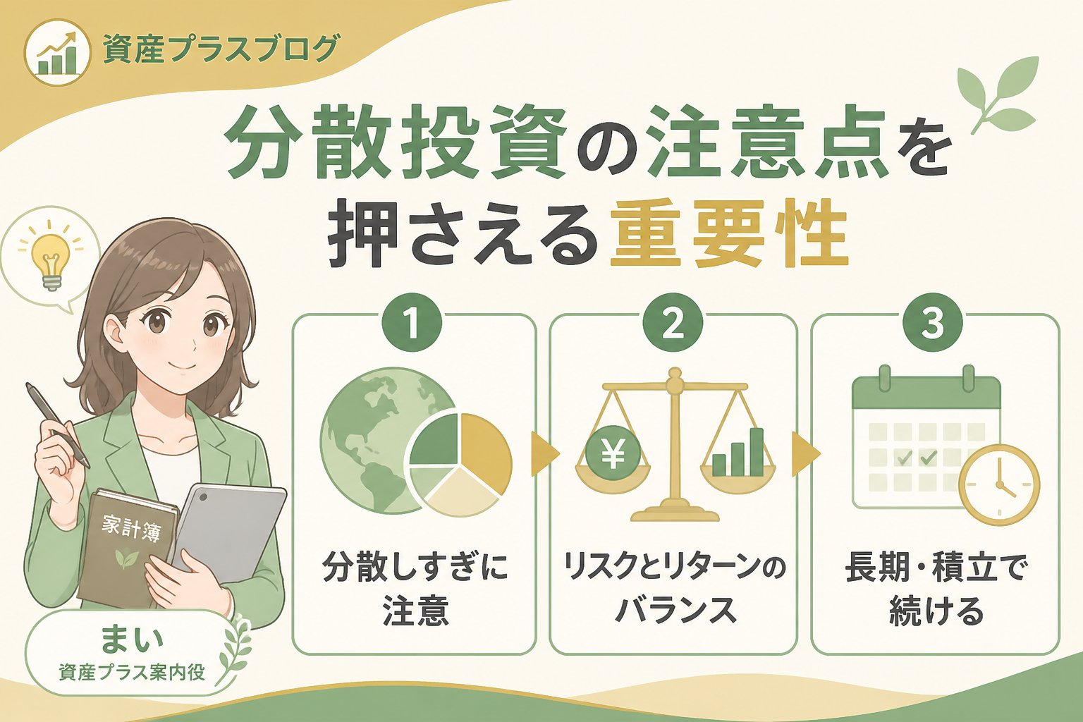 投資入門 分散投資の注意点（投資が初めて）を押さえる重要性