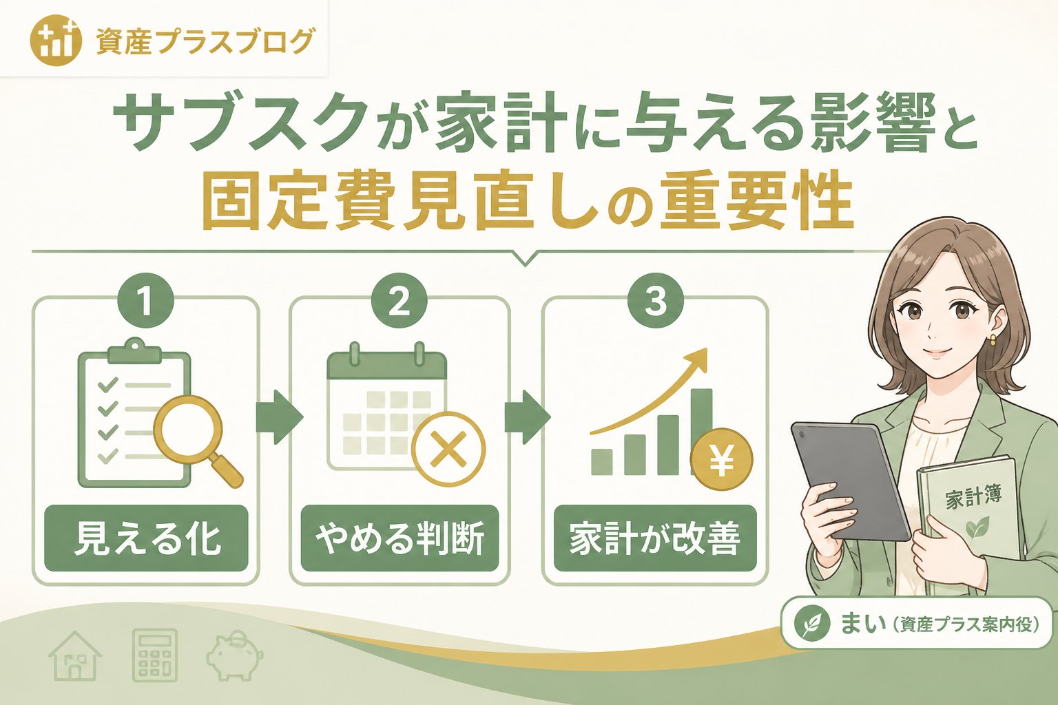 固定費見直し サブスクが家計に与える影響と固定費見直しの重要性