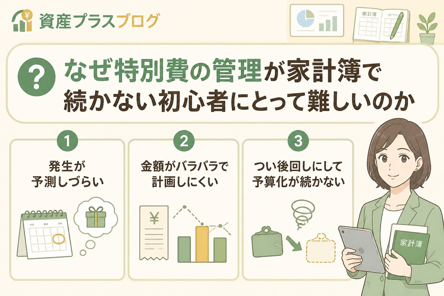 特別費を家計簿で整理するための支出確認