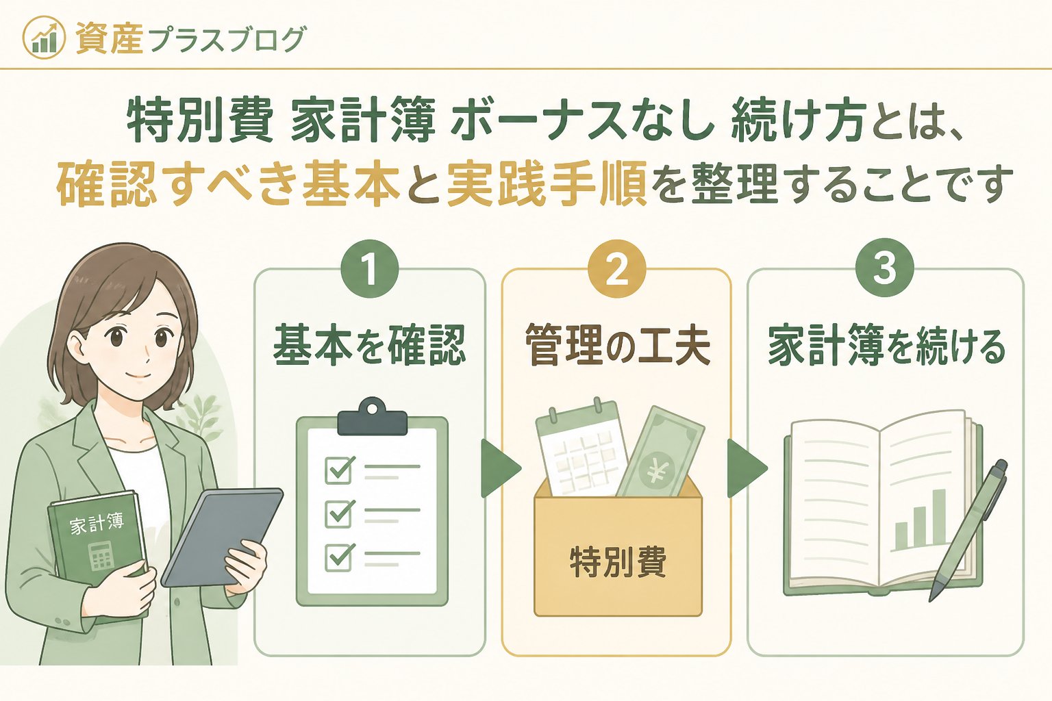 特別費の家計簿を続ける方法と支払予定の管理
