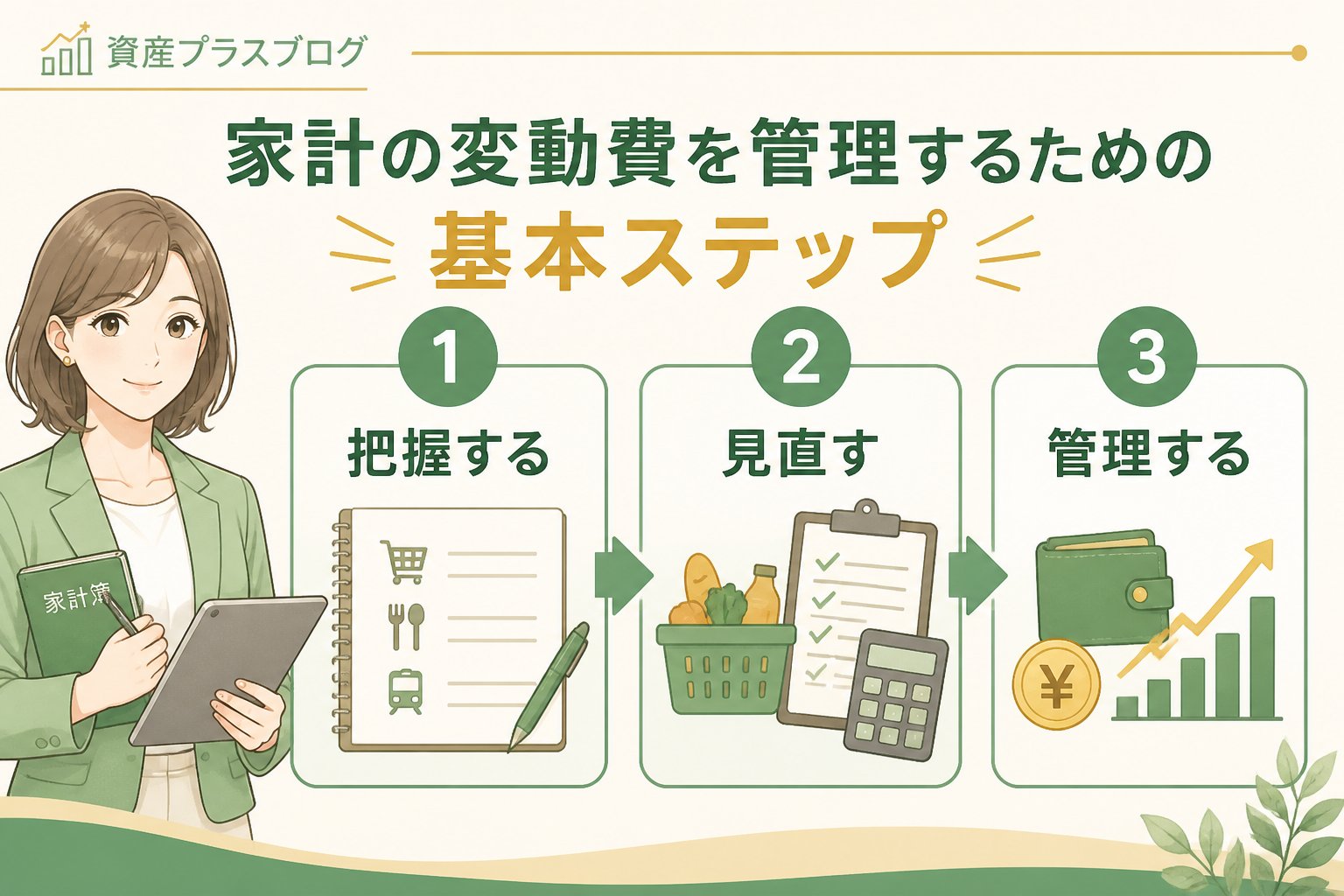 資産形成 家計の変動費を管理するための基本ステップ