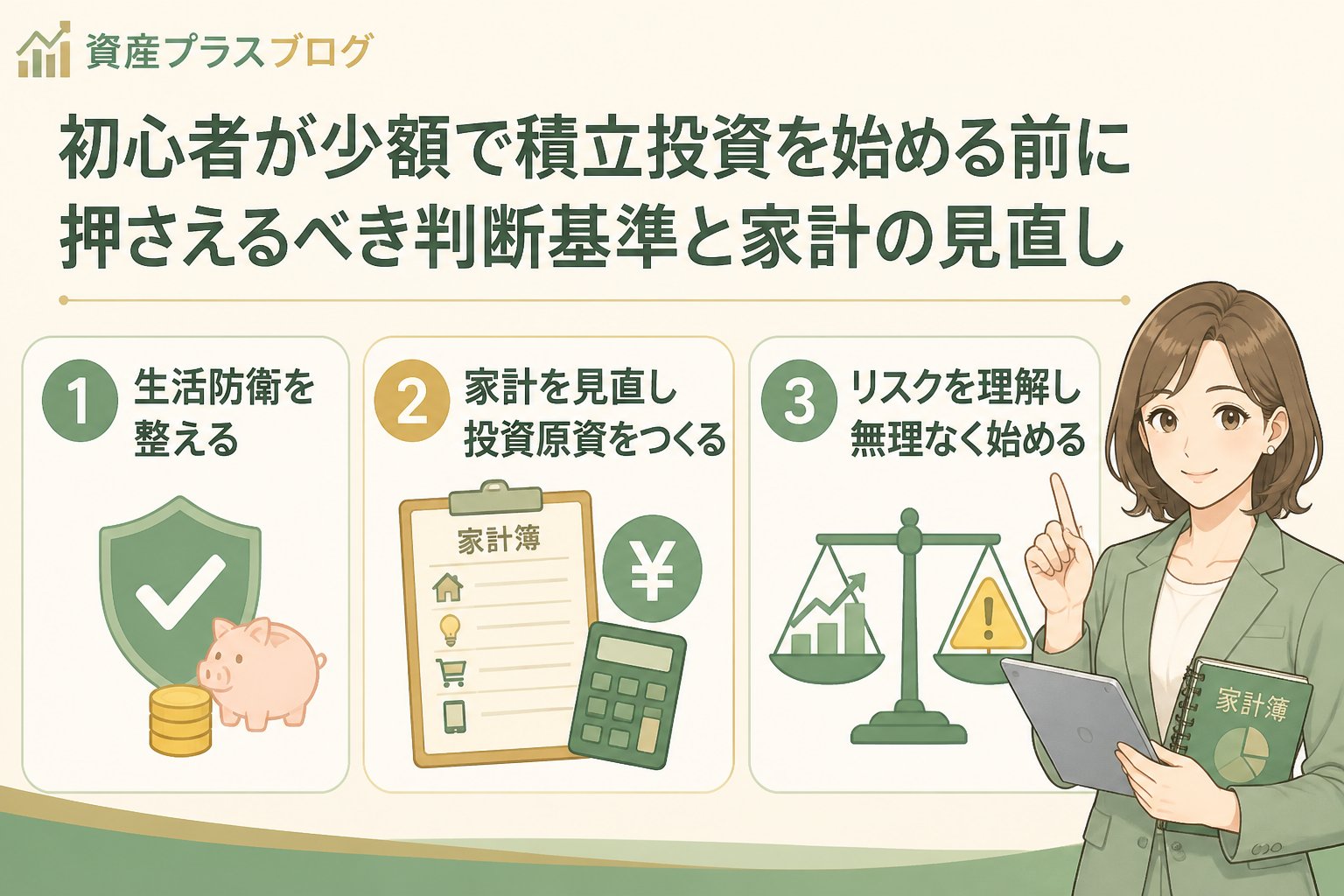 投資入門 初心者が少額で積立投資を始める前に押さえるべき判断基準と家計の見直し
