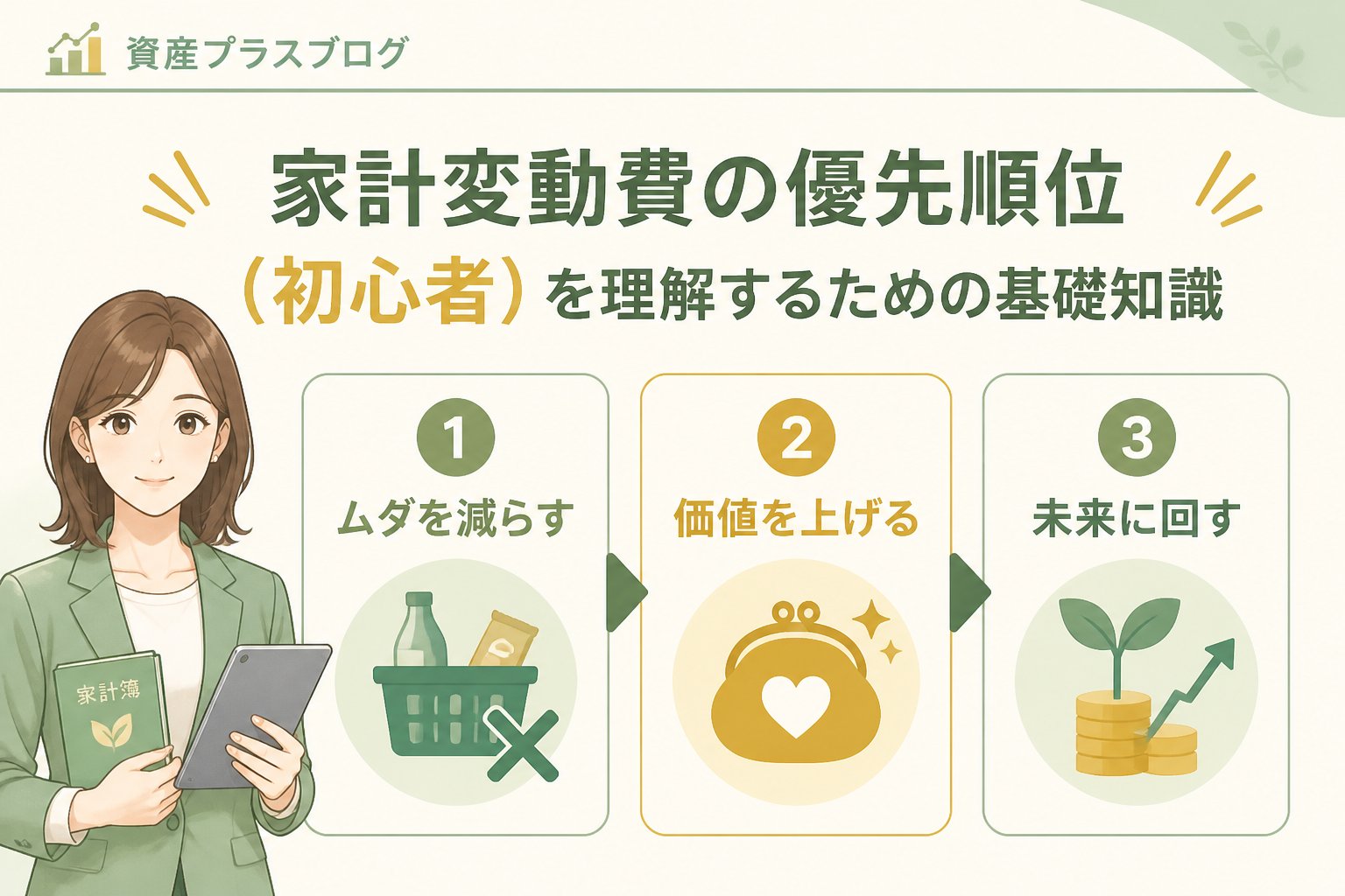 資産形成 家計変動費の優先順位（初心者）を理解するための基礎知識