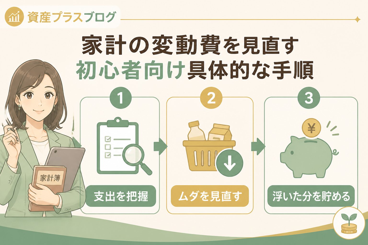 資産形成 家計の変動費を見直す初心者向け具体的な手順