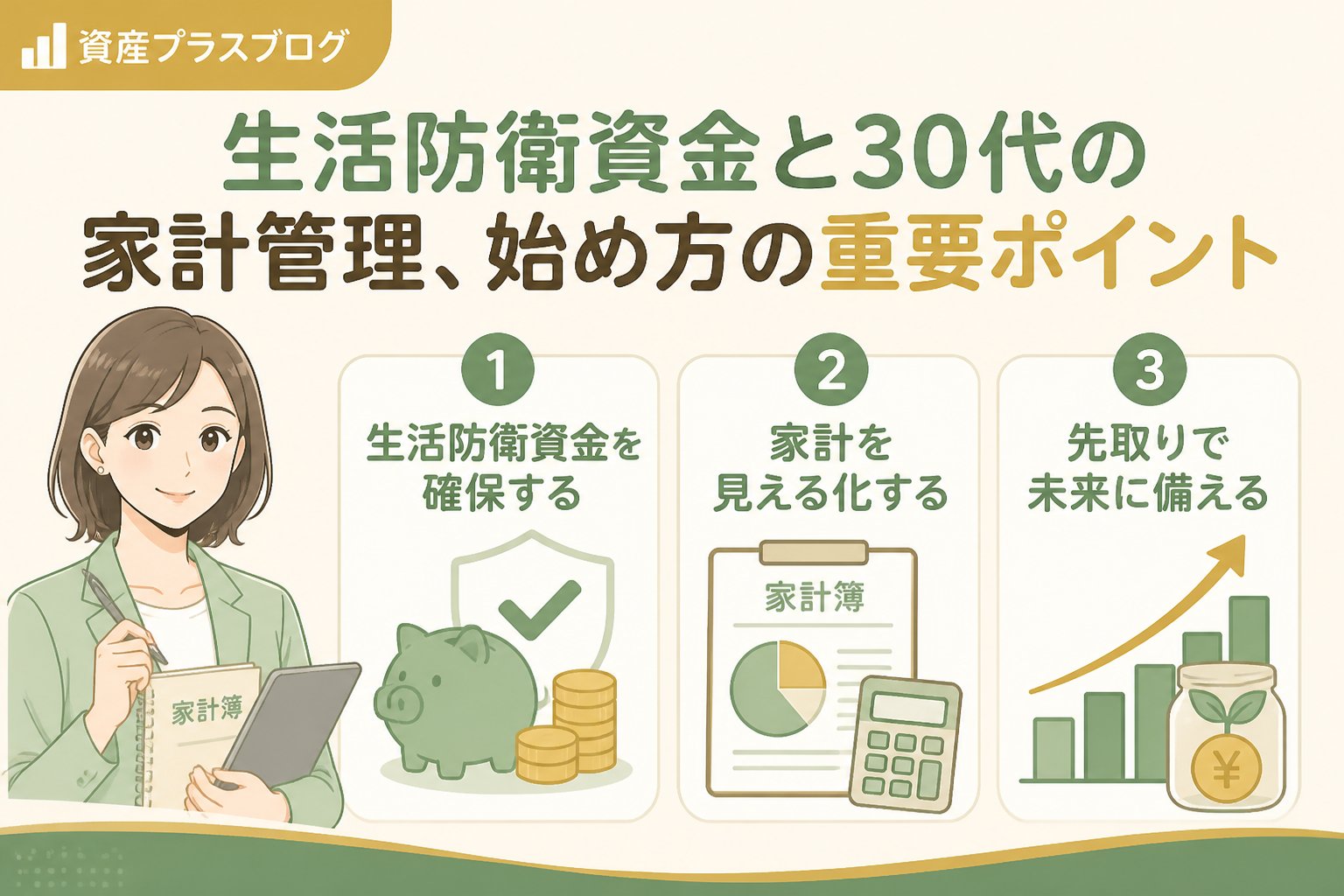 家計管理 生活防衛資金と30代の家計管理、始め方の重要ポイント