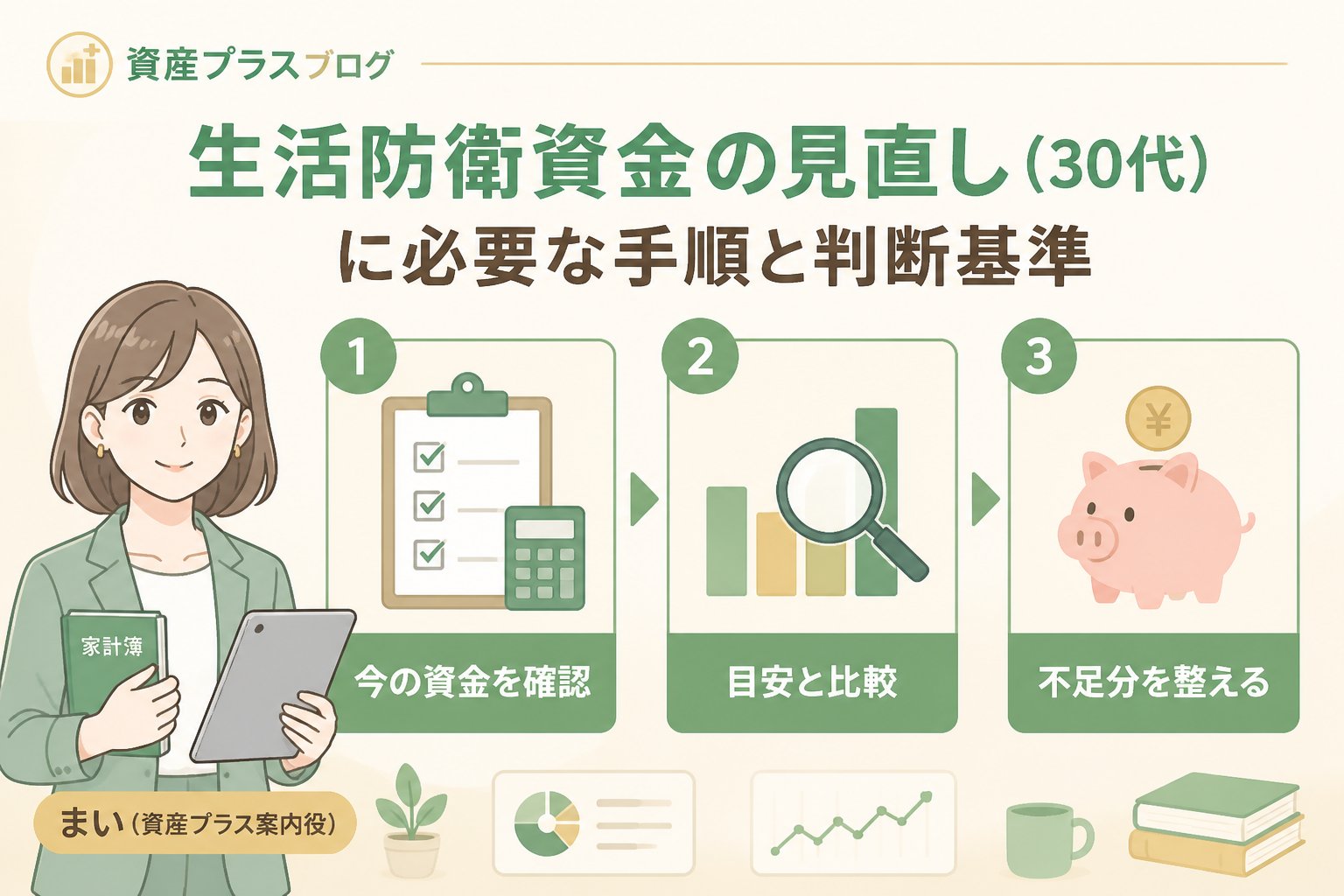 家計管理 生活防衛資金の見直し（30代）に必要な手順と判断基準