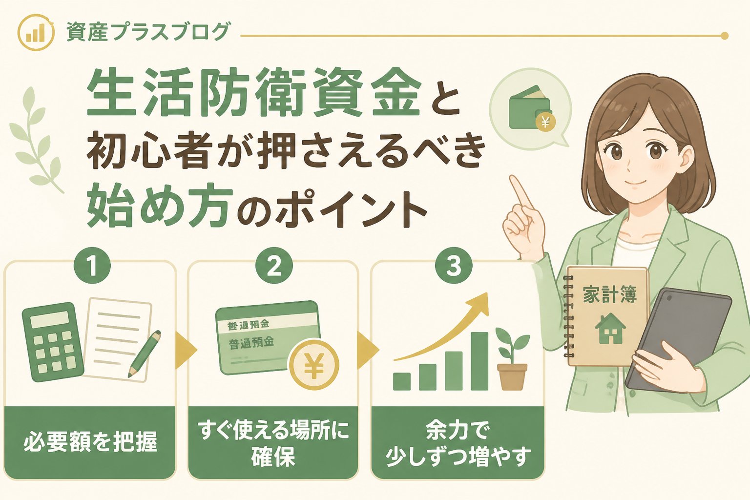 家計管理 生活防衛資金と初心者が押さえるべき始め方のポイント