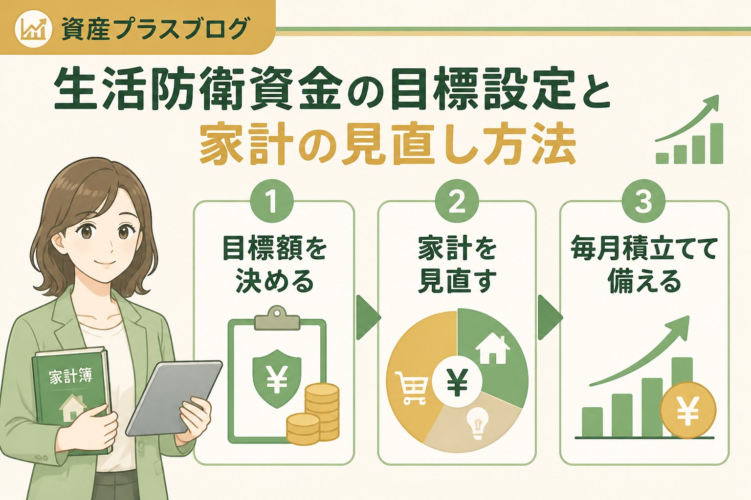 家計管理 生活防衛資金の目標設定と家計の見直し方法