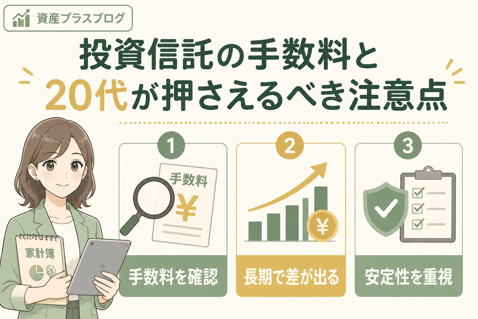 投資入門 投資信託の手数料と20代が押さえるべき注意点