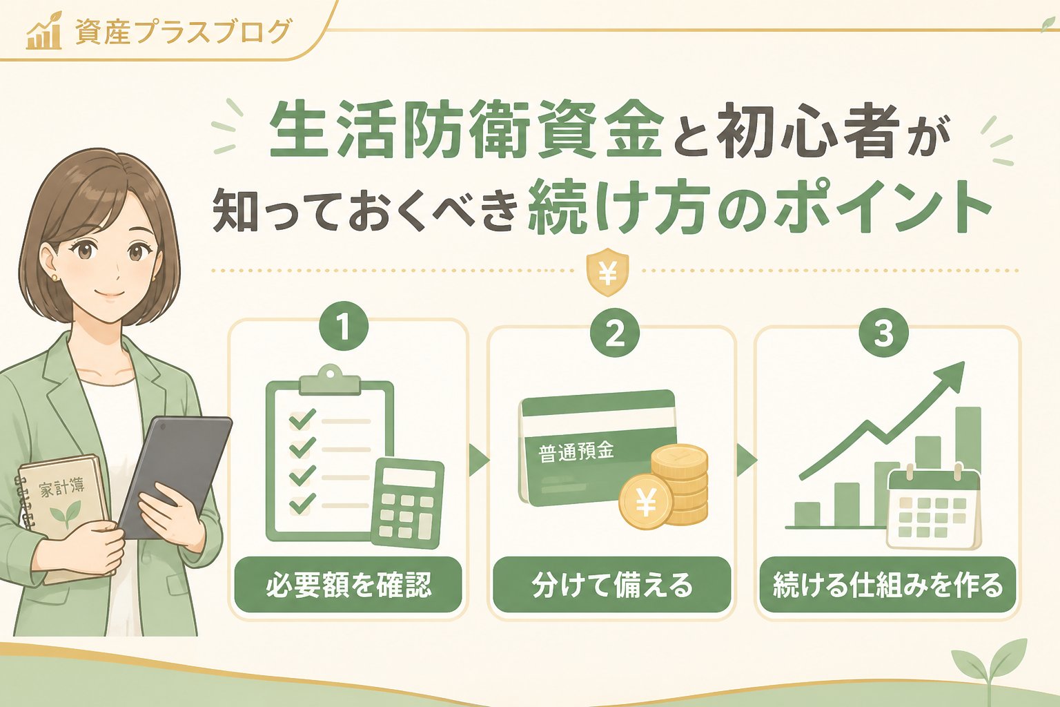 家計管理 生活防衛資金と初心者が知っておくべき続け方のポイント
